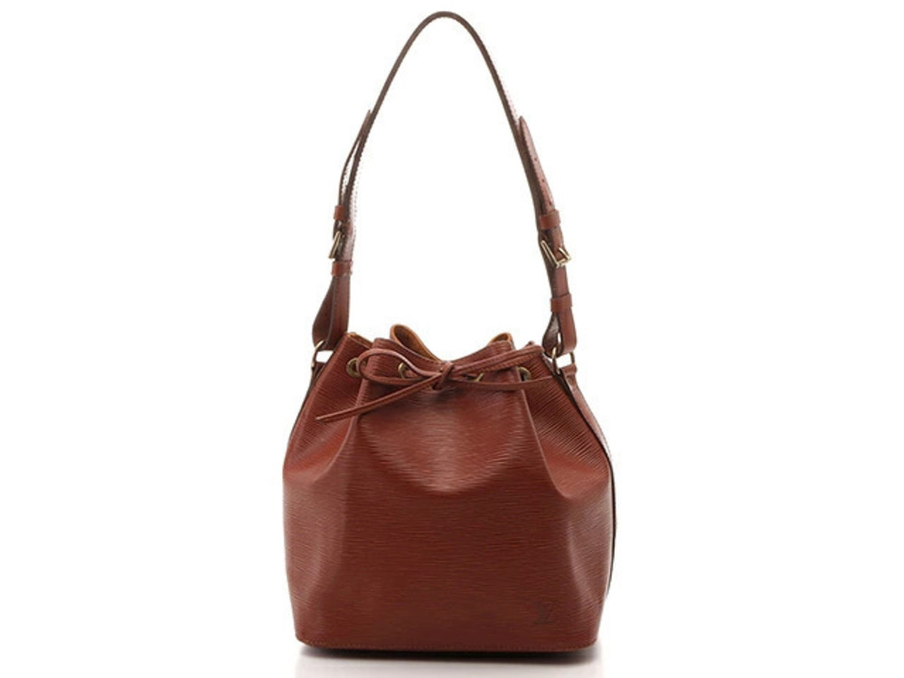 LOUIS VUITTON Neo Noe Shoulder Bag Epi Leather Kenya Brown